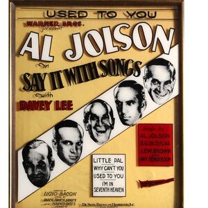 Vintage Movie Poster with Black and Yellow Design